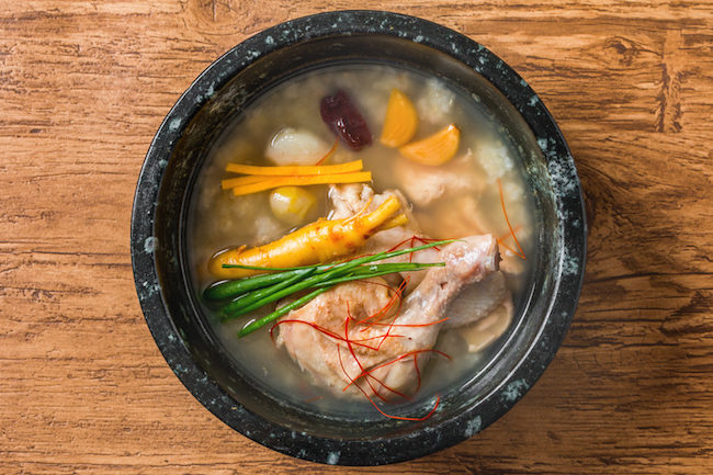 samgyetang chicken ginseng soup Korean
